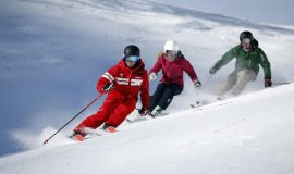 Ski group lessons