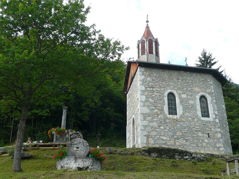 Klimrots van de kapel Saint-Grat