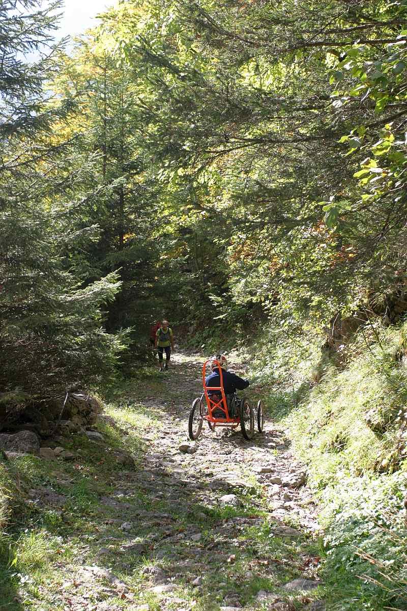 © FTT, passage caillouteux à la sortie du plateau du Praz de Lys - Cyril Noel