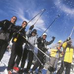 Ski group lessons