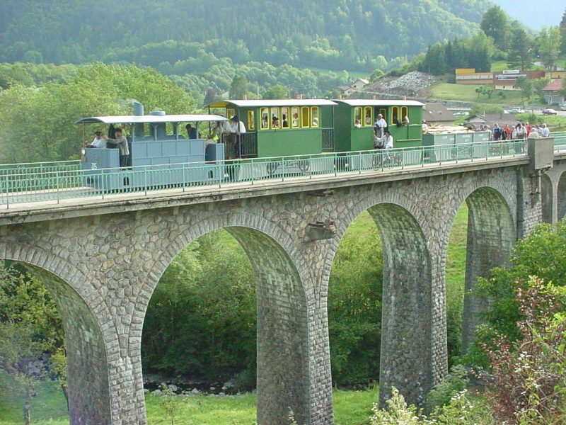 Vanuit het viaduct richting Dessy