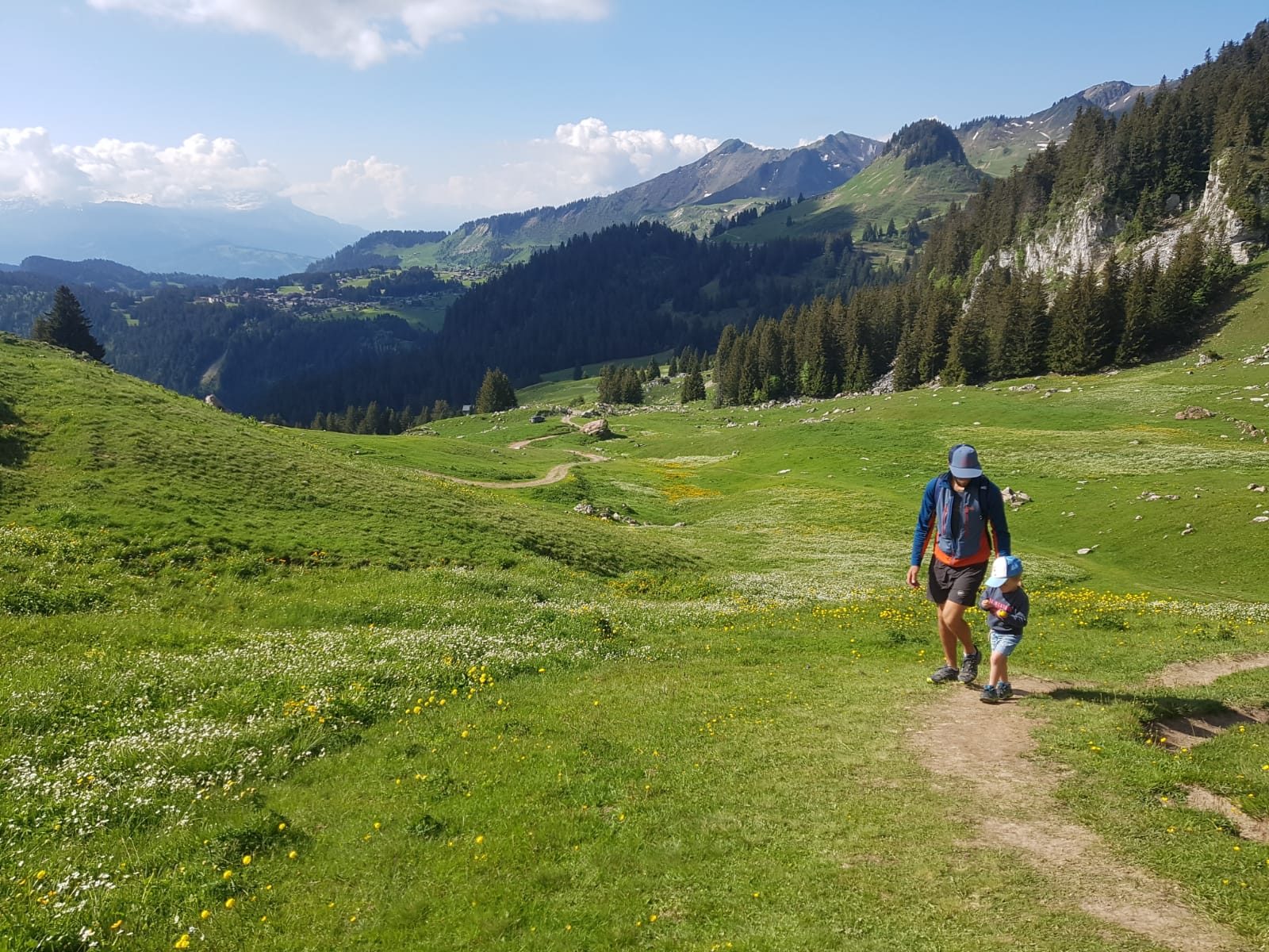 Luswandeling van de Chalet Blanc