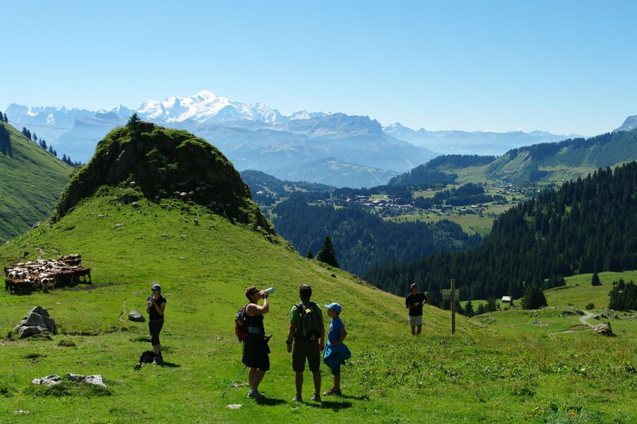 Luswandeling van de Chalet Blanc