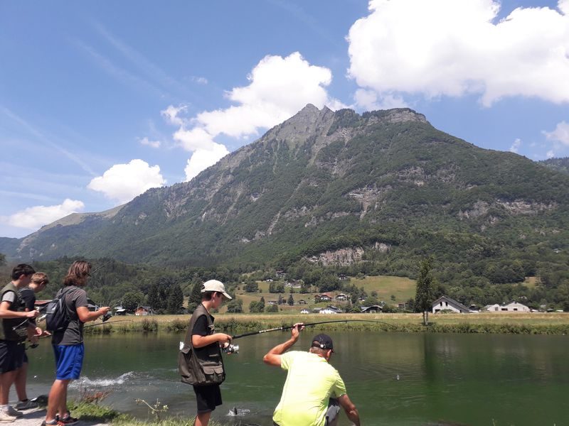 Vissen bij het Lac de Flérier