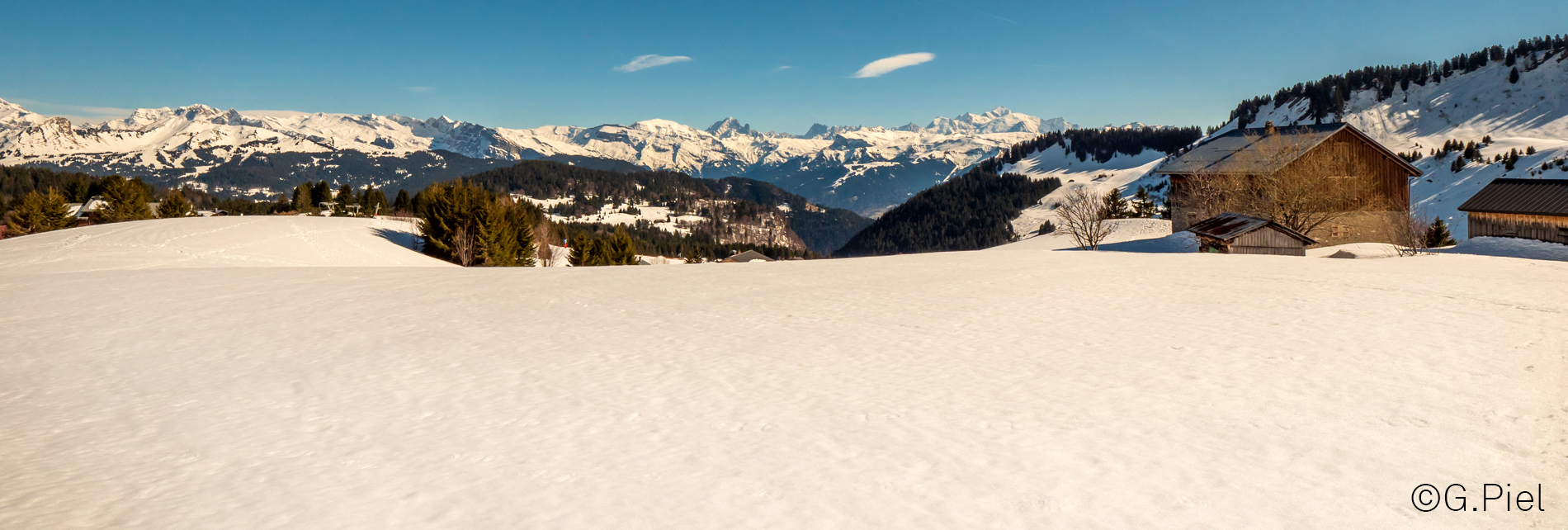 Chalet - Vue sur le Mont-Blanc - Praz de Lys Sommand - Gilles Piel